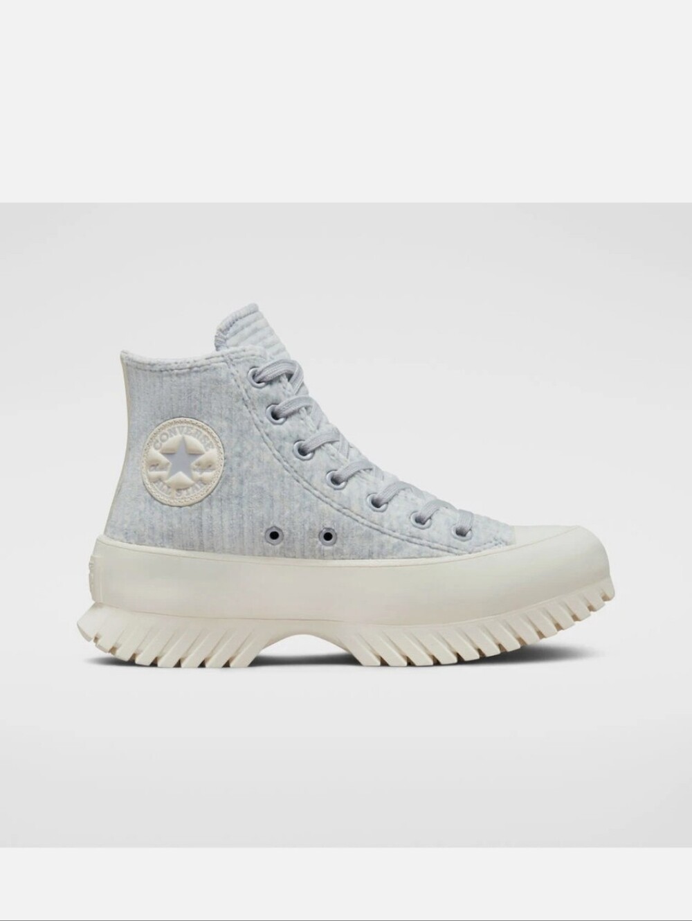 Chuck Taylor All Star Lugged 2.0 Velour Gravel Womens Shoes, Size 7